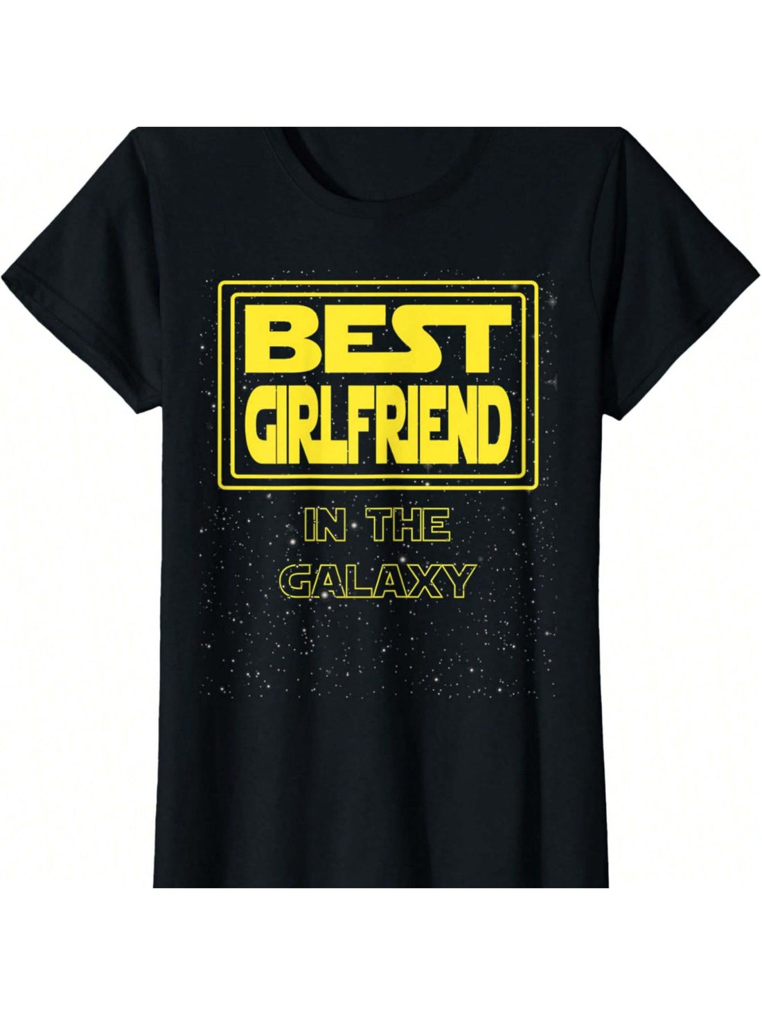 Show off your cosmic connection with the Galactic Love Couple T-Shirt! This quirky, pun-filled shirt boasts your title as the Best Girlfriend in the Galaxy, making it the perfect gift for your significant other. With its fun and playful tone, this t-shirt is perfect for expressing your love in a unique and humorous way.
