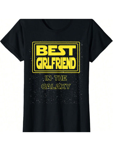Show off your cosmic connection with the Galactic Love Couple T-Shirt! This quirky, pun-filled shirt boasts your title as the Best Girlfriend in the Galaxy, making it the perfect gift for your significant other. With its fun and playful tone, this t-shirt is perfect for expressing your love in a unique and humorous way.