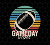 Gameday Vibes, Retro Football, American Football, Love Sport, Png Printable, Digital File