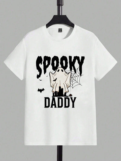 Introducing our Ghostly Summer Style: Men's Printed Casual T-Shirt. Featuring a unique and stylish design, this shirt is perfect for the summer season. Made with high-quality materials, it offers both comfort and durability. Add a touch of spookiness to your wardrobe while staying on trend.