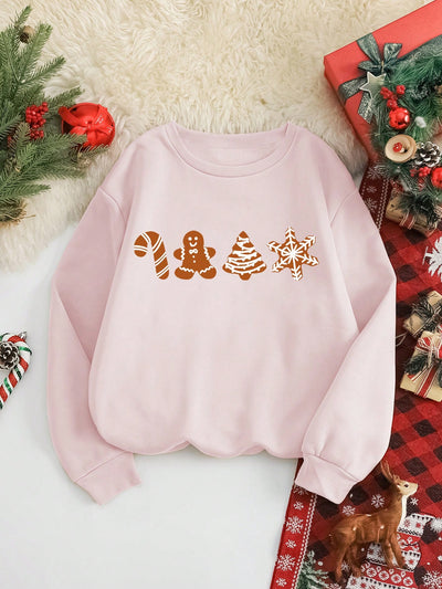 Introducing the Gingerbread Delight Sweatshirt - your must-have for a cozy and stylish autumn-winter season! Made with the highest quality materials, this crew neck sweatshirt offers unparalleled comfort and warmth. Perfect for casual wear, the cute gingerbread design adds a touch of whimsy to any outfit. Shop now!