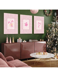 Add a splash of sweet holiday charm with this Girly Pink Candy Cane Christmas Wall Art. Featuring festive pink hues, this canvas print brightens up any bedroom or living room with a cozy, cheerful vibe. Perfect for those who love a playful twist on classic Christmas decor, it invites warmth and whimsy into your space throughout the season.