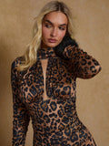 Make a statement this season in our Glamorous Leopard Print Maxi Dress, where wild style meets wearable elegance. This showstopper features a striking leopard print that commands attention, paired with a chic hollow design that adds modern flair and breathability. Fluffy decorative accents bring playful texture and dimension, perfect for elevating your autumn wardrobe. Whether you're heading to a night out or turning heads at a casual gathering, this dress delivers that coveted glamorous vibe without taking