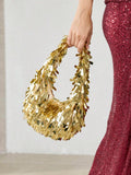 Make every special occasion shine with this glossy beaded sequin tote bag for women. Designed with sparkling sequins, intricate beadwork, and elegant tassel details, this statement handbag brings glamorous style to weddings, parties, banquets, and evening events.