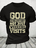 Show off your bold faith and sense of humor with the God Wants Full Custody T-Shirt. This men's premium casual tee combines everyday comfort with a playful statement, making it perfect for any casual outing. Crafted for a soft feel and lasting wear, it’s your go-to shirt for style that speaks volumes without saying a word.