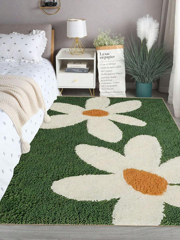 Charming Green Daisy Print Area Rug - Floral Home Decor

Transform your living space with our beautiful Charming Green Daisy Print Area Rug. This soft, non-slip floral mat brings a fresh, garden-inspired touch to any room in your home.

Boho &amp; Scandinavian Style Design

Featuring a delightful daisy pattern on a soft green background, this area rug perfectly complements Boho, Scandinavian, Modern, and Pastorale decorating styles.