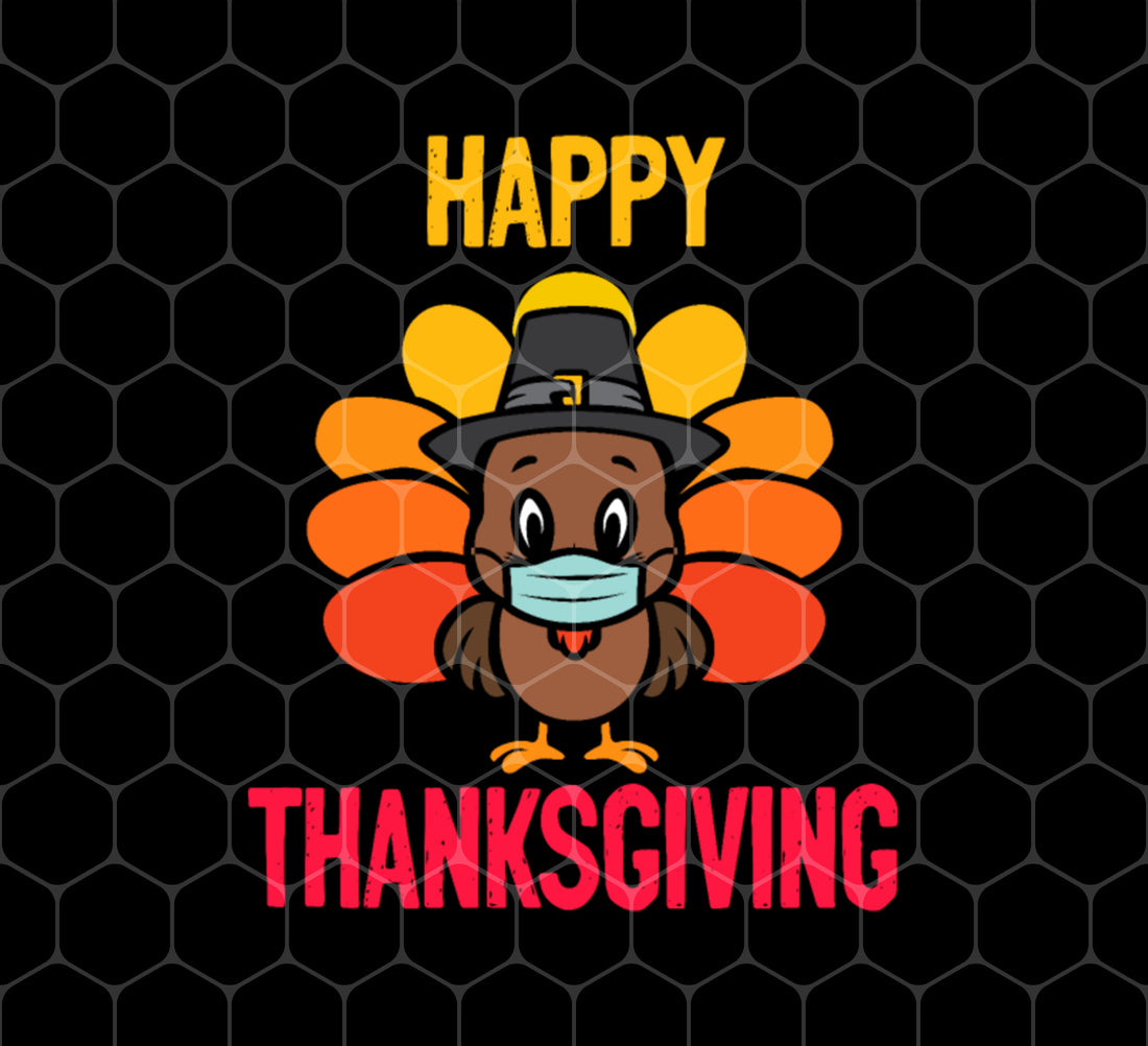 Happy Thanksgiving, Turkey Face Mask, Funny Turkey, Happy Party, Png For Shirts, Png Sublimation