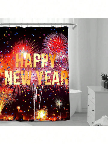 Ring in the new year with our Happy New Year Satin Waterproof Shower Curtain! This stylish bathroom decor not only adds a fun touch to your space, but it also provides easy care with its waterproof material. Start the year off right with a quirky and practical addition to your bathroom. Cheers to a fresh start!