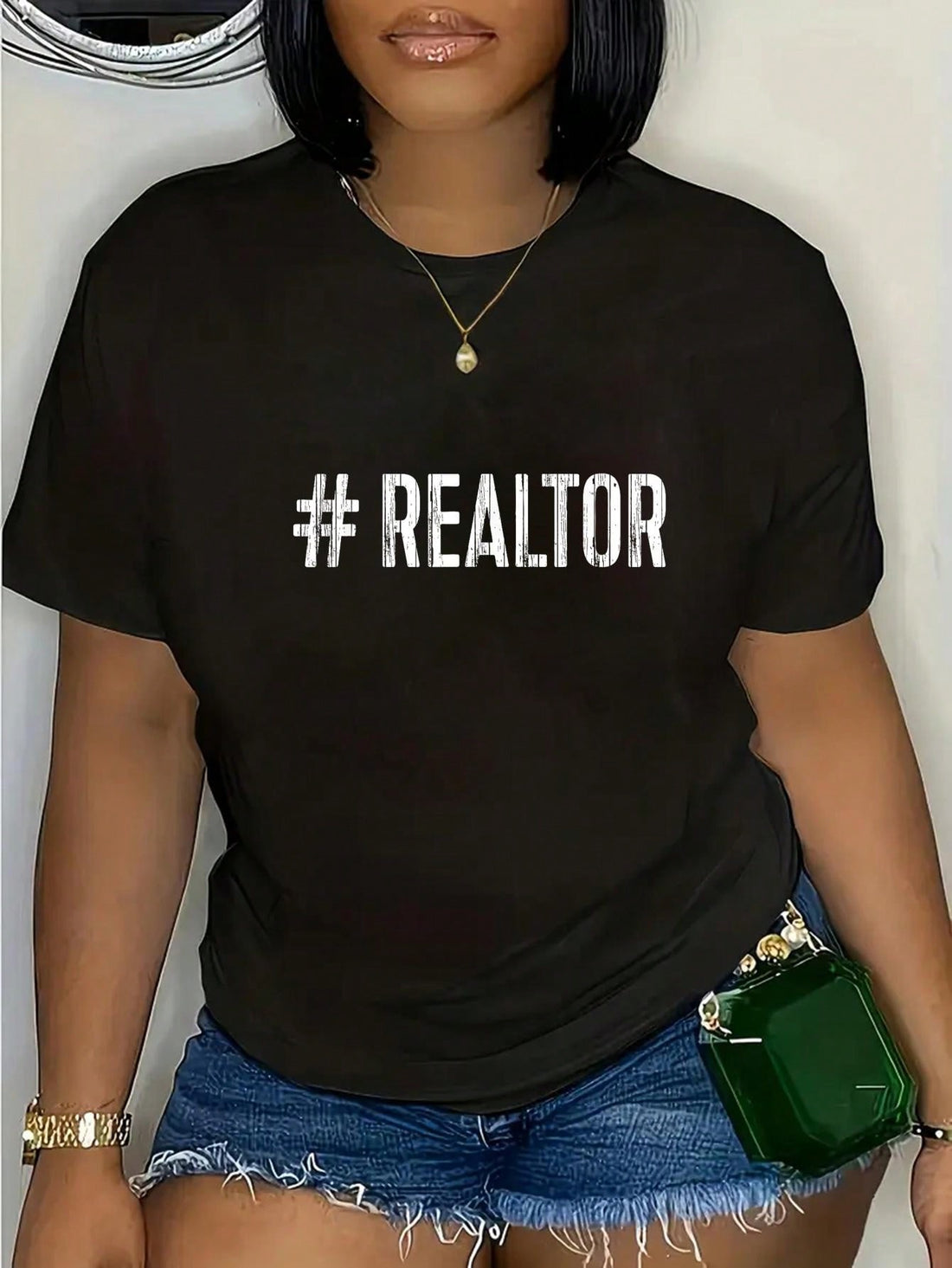 Show off your real estate expertise and sense of humor with our Hashtag Realtor Graphic Tee. This perfect T-Shirt for real estate professionals features a clever hashtag design that is sure to make clients and colleagues alike take notice. Stand out in the industry with this unique and playful shirt.