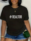 Show off your real estate expertise and sense of humor with our Hashtag Realtor Graphic Tee. This perfect T-Shirt for real estate professionals features a clever hashtag design that is sure to make clients and colleagues alike take notice. Stand out in the industry with this unique and playful shirt.