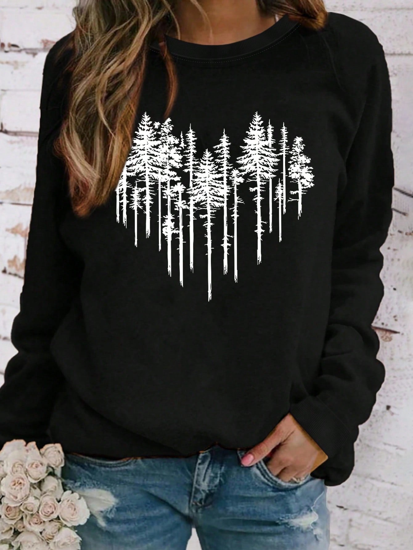 Wrap yourself in cozy comfort with this charming round neck hoodie, featuring an adorable heart-shaped tree pattern that brings a touch of whimsy to your everyday style. Perfect for casual outings, lazy days at home, or whenever you need that extra layer of warmth and personality. The soft fabric feels amazing against your skin, while the playful design sparks joy and conversation. Whether you're grabbing coffee, running errands, or just hanging out, this hoodie is your go-to companion for looking effortles