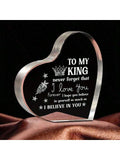 Let our Heartfelt Acrylic Love Plaque convey your emotion to him or her. This versatile and durable plaque is an ideal gift for any special occasion, whether it's an anniversary, birthday, or even Valentine's Day. Show your love with this unique and heartfelt present.