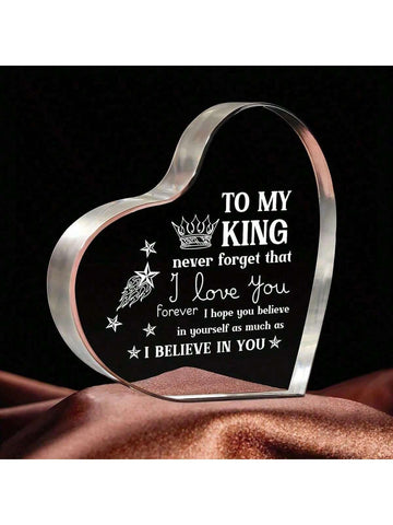 Let our Heartfelt Acrylic Love Plaque convey your emotion to him or her. This versatile and durable plaque is an ideal gift for any special occasion, whether it's an anniversary, birthday, or even Valentine's Day. Show your love with this unique and heartfelt present.