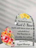 Gift your favorite aunt with a heartwarming surprise: Heartfelt Keepsake! This acrylic heart-shaped birthday gift will show her how much she means to you. A perfect way to express your love and appreciation.