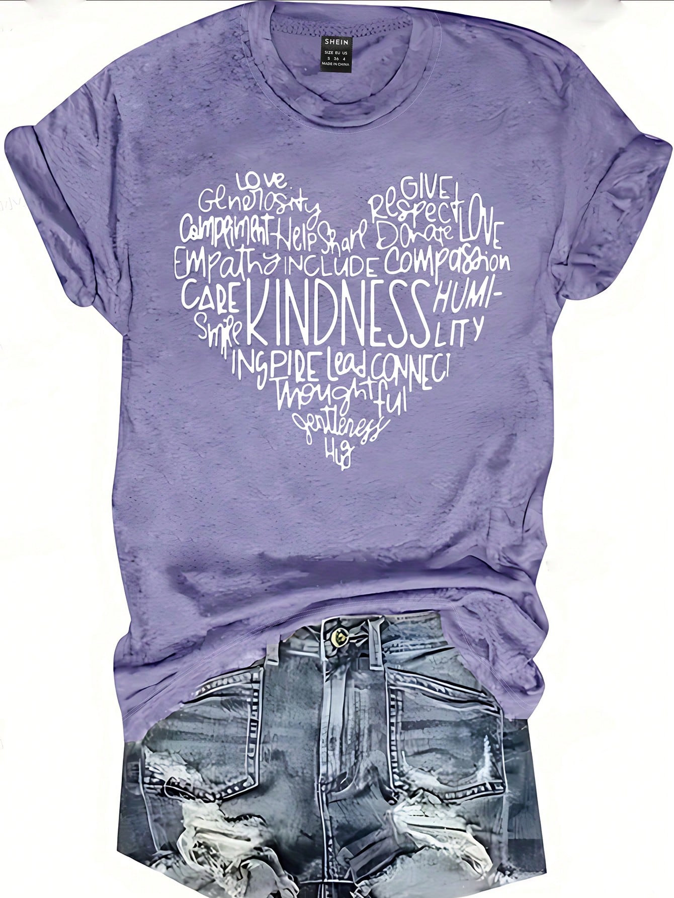 Celebrate love with our Heartfelt Kindness t-shirt, featuring a romantic heart graphic that will inspire your Valentine's Day. Made from soft cotton, this shirt is perfect for cuddling up with your loved one. Spread love and kindness in style with this playful and heartfelt t-shirt.