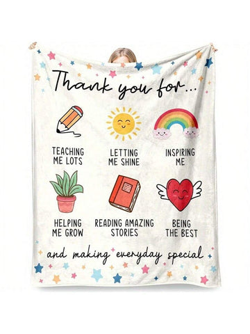 Wrap your favorite teacher in warmth and gratitude with this cozy blanket, designed for both men and women. Perfect as a thank-you gift from students, it’s a snuggly way to say “You’re the best!” Whether for chilly classrooms or relaxing at home, this blanket brings comfort and smiles in every stitch. Give a gift that’s as thoughtful and warm as their impact!