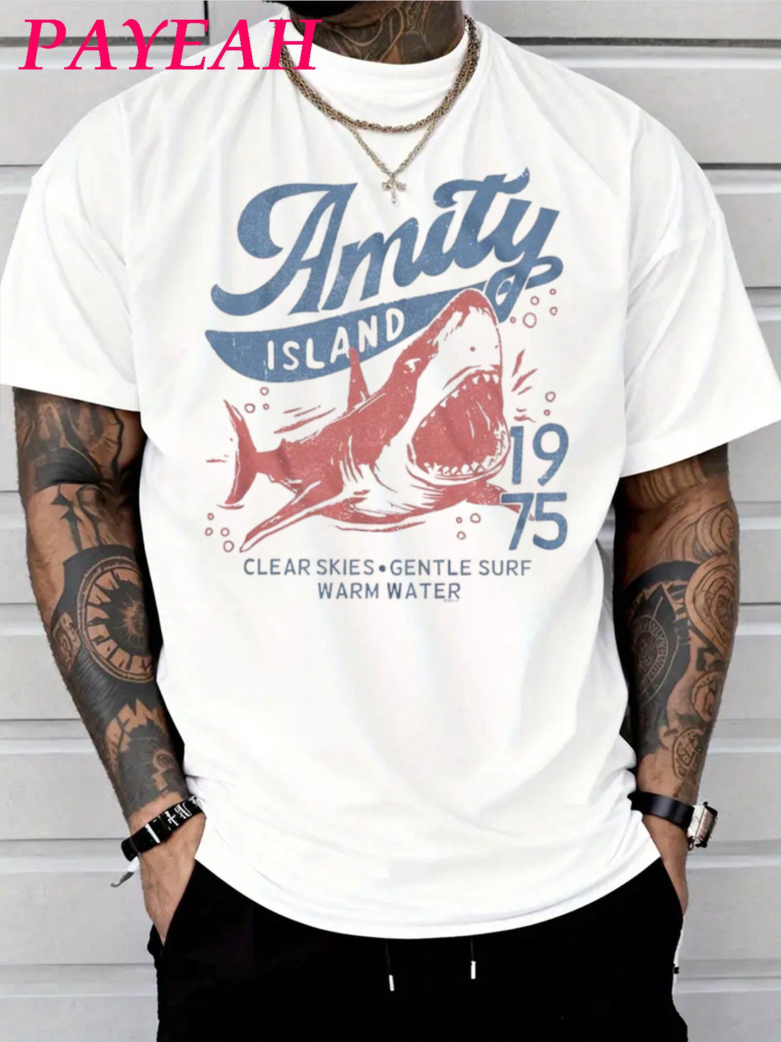 Dive into comfort with the Heavy Cotton Jaws Shark Men's T-Shirt! Crafted for ocean lovers, this tee offers 100% cozy wear that feels as good as a swim in the sea. Featuring a bold shark design, it’s perfect for those who like to make a splash with their style while staying comfy all day long.