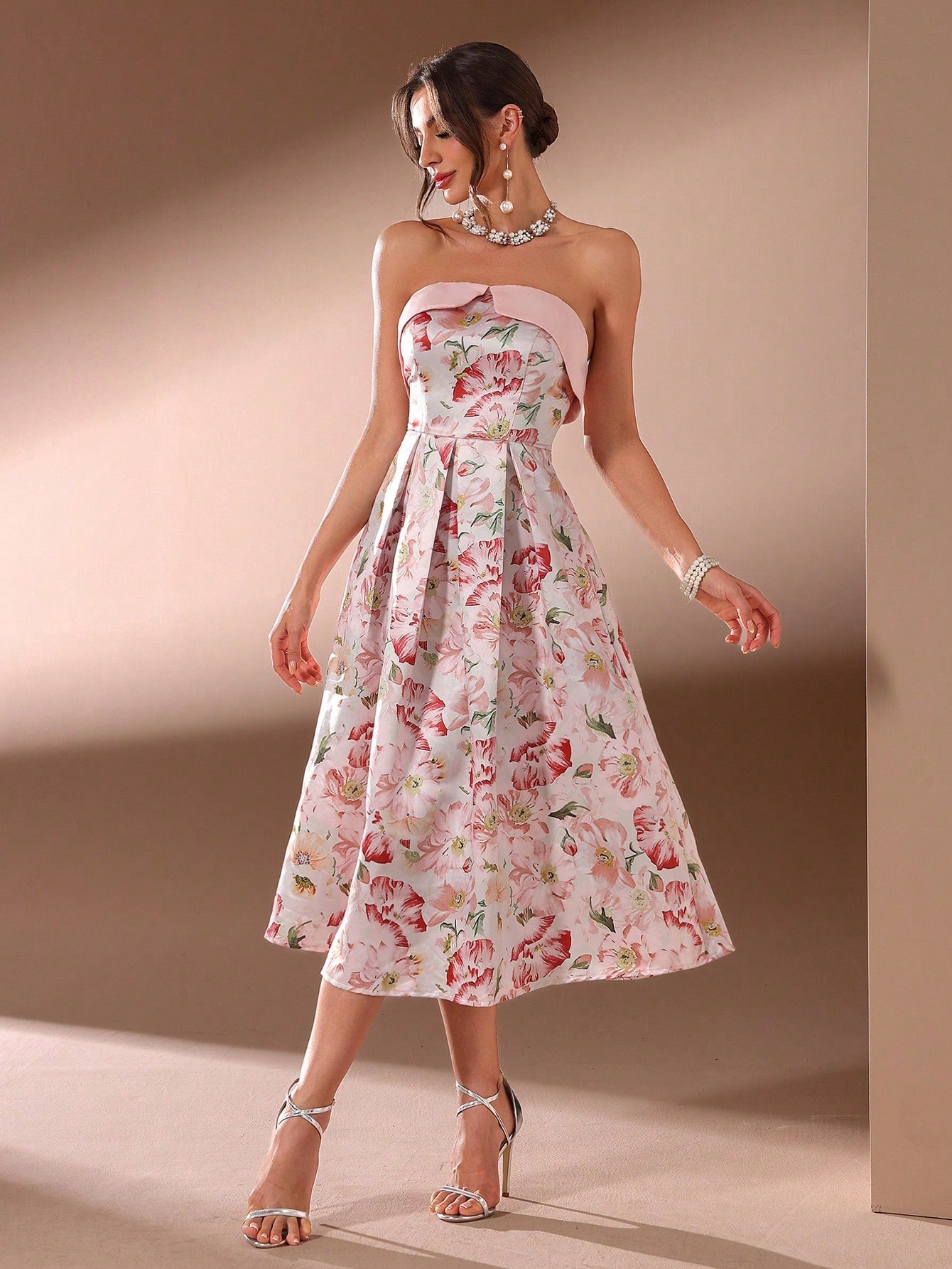 Expertly crafted for the modern woman, this Heavy Industry Style Ball Gown showcases a unique and eye-catching random print. Made with high-quality materials, it combines industrial elements with a feminine silhouette for a truly unique look. Elevate your style game with this statement piece.