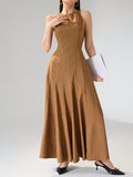 Transition from desk to dinner in our Heiryn Commuter Casual Pleated Dress! This sassy little number means business (casual) while keeping your style game strong. With flattering pleats that swing with every step, you'll have coworkers wondering if you've hired a personal wind machine. Perfect for conquering meetings or happy hour without missing a fashionable beat!