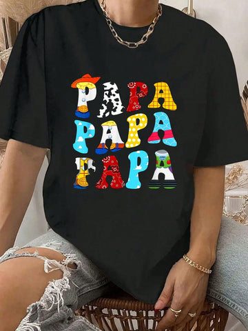 Surprise your dad with this humorous Father's Day tee! Featuring a playful twist on the popular "Toy Story" movie, this t-shirt is perfect for any dad who still loves to play. Show your dad how much he means to you with this unique and fun gift.