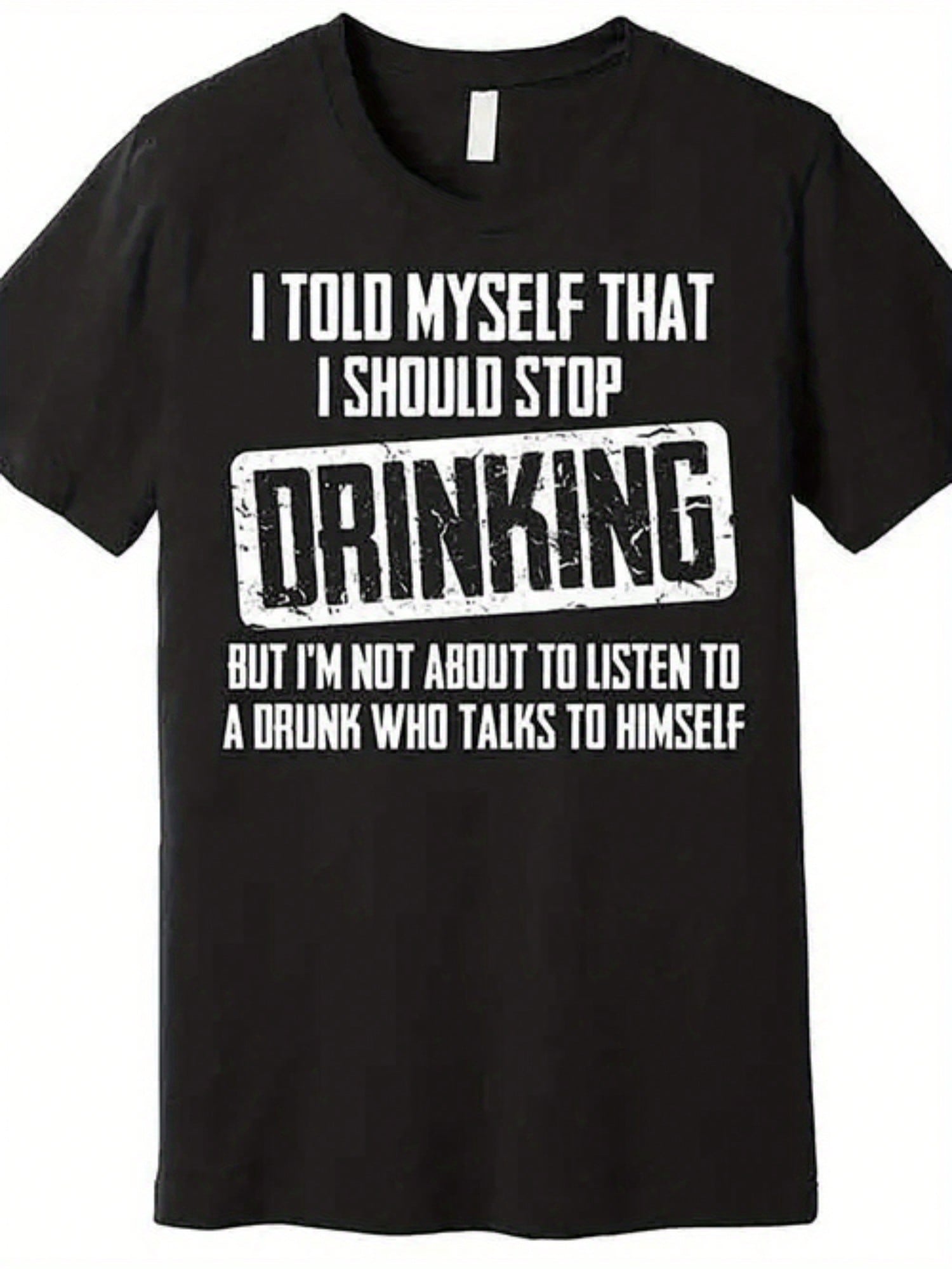 This premium cotton t-shirt delivers laughs while keeping you comfortable. The "I Should Stop Drinking" slogan makes it perfect for parties, casual outings, or just admitting what we're all thinking. Pair with jeans for an effortlessly funny style that shows you don't take yourself too seriously—even if your liver might disagree.