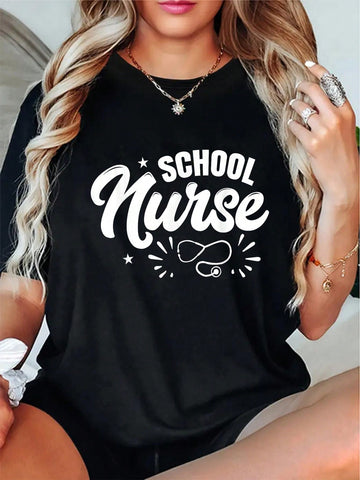 Celebrate healthcare heroes with style in our humorous nurse graphic tee. Show your appreciation for the vital work of nurses with this quirky and fun shirt. Perfect for anyone in the medical field or those who just want to spread some laughter and appreciation.