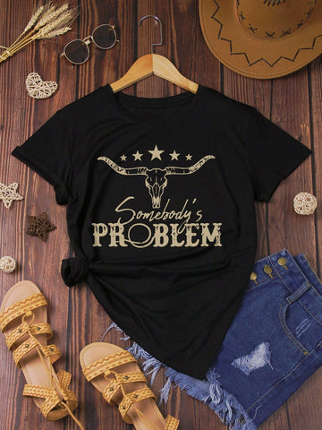 Make a statement with the Inawly Star Letter Graphic Tee. This stylish tee offers both comfort and style for every occasion. Perfect for adding a touch of personality to your wardrobe, this tee features a unique star letter graphic and is made with soft, comfortable material. Express yourself with Inawly!