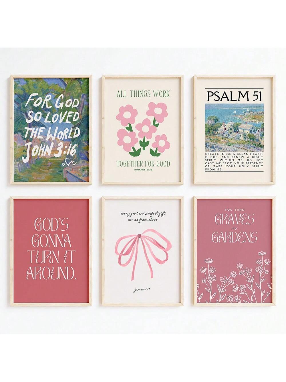 Bring a touch of faith and charm to your space with this Inspirational Christian Wall Art Bundle. Featuring vintage-style designs, it’s perfect for brightening your home or gifting to someone special. These uplifting pieces remind you of hope and love in a delightful, timeless way.