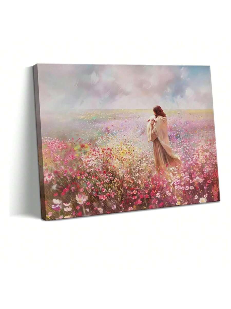 Bring spiritual warmth to your space with this beautiful Jesus Hugging Lamb canvas wall art. This modern Christian décor piece features a tender, uplifting image perfect for bedrooms, living rooms, churches, and prayer spaces. Ideal for Easter and Christmas celebrations, this canvas art serves as a meaningful gift for believers of all ages. 