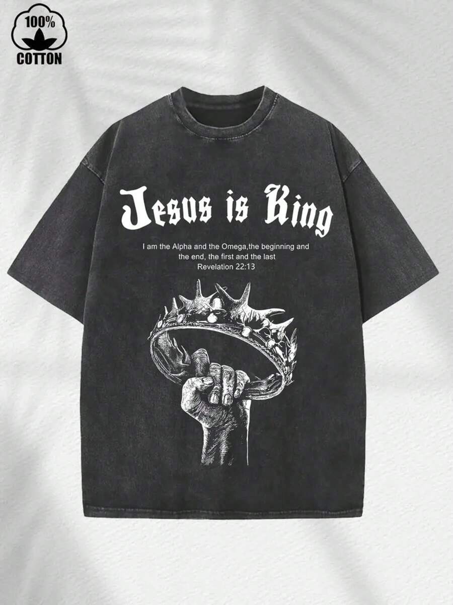 Celebrate summer in style with the Jesus Is King Printed T-Shirt! Made from soft cotton, it’s perfect for outdoor adventures or just chilling with friends. Its vibrant design makes it a standout gift for anyone who loves faith-inspired fashion with a fun twist. Stay cool, comfy, and confident all season long!