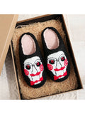 Transform your feet into spooky works of art with our Joker Face Plush Slippers. Made with soft, plush material, these slippers provide ultimate comfort while adding the perfect touch of Halloween spirit to your at-home loungewear. 