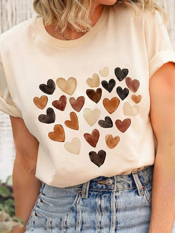 Spread kindness and positivity with our Kind Hearts & Good Vibes Graphic Tee. Made with soft watercolor fabric, this tee effortlessly adds style to your summer wardrobe. Perfect for anyone looking to make a statement while staying comfortable.