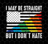 LGBT Flag, American Flag, Straight USA, Rainbow Flag, Png For Shirts, Png Sublimation