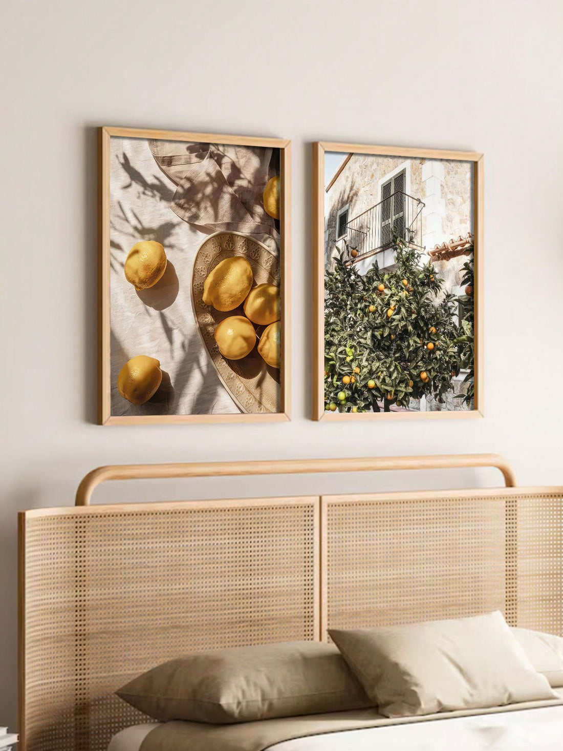 Add a twist to your home decor with the Lemon Garden Canvas Art Prints - a stylish 2-piece set that brings a burst of freshness to any room. These high-quality prints feature a vibrant lemon garden design, perfect for modern homes. Bring a touch of nature indoors with this unique and playful set!