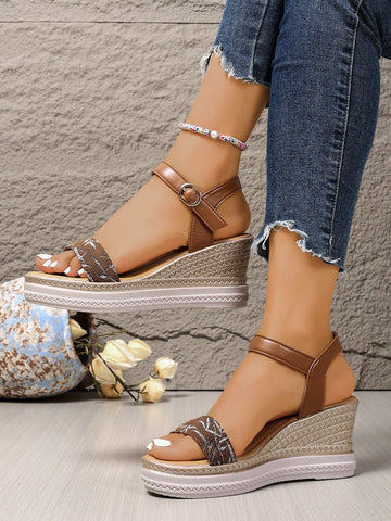 Step into summer with these Lightweight Bohemian Platform Wedge Sandals! Designed for comfort and style, their solid color and breezy platform make every step feel like a sunny adventure. Perfect for adding a playful touch to your warm-weather wardrobe while keeping your feet happy all day long.