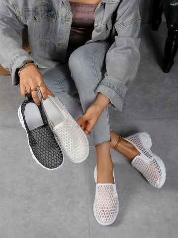 Step into ultimate comfort and versatility with our Lightweight Breathable Mesh Athletic Sneakers! Made with breathable mesh, these sneakers are lightweight and perfect for all-day wear. Embrace your active lifestyle without sacrificing style. (Don't worry, they won't weigh you down!)