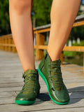 Slip into style and comfort with our Lightweight Women's Casual Ankle Boots. With a non-slip sole and wear-resistant design, these boots are perfect for any casual outing. Stay light on your feet and step confidently with these comfy yet durable boots.