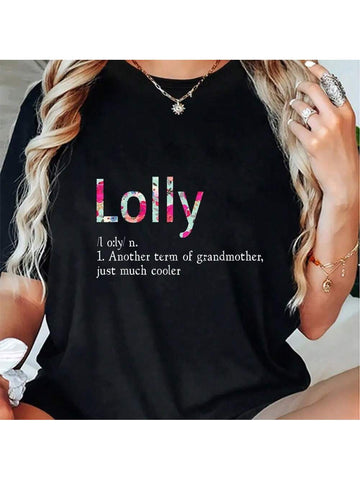 Get ready to impress your favorite grandmother with the Lolly Cool Grandma Floral T-Shirt! This shirt is sure to make her feel cool and loved, with a fun floral design and a sweet message. Great for any occasion, this shirt is the perfect gift for any grandma who's young at heart.