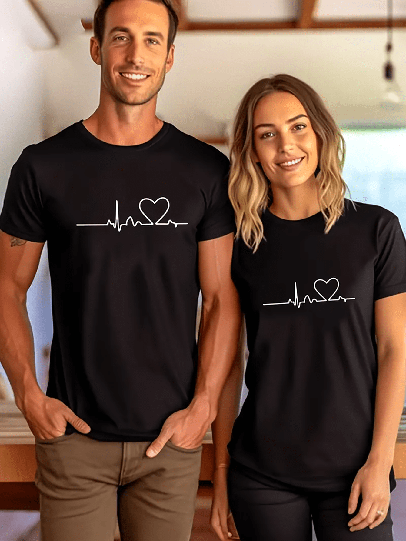 Get ready to celebrate in style this summer with our Love in Style men's casual t-shirt! Made from pure cotton, this round neck shirt is perfect for any occasion. Show off your unique style and love for fashion with this must-have addition to your wardrobe.
