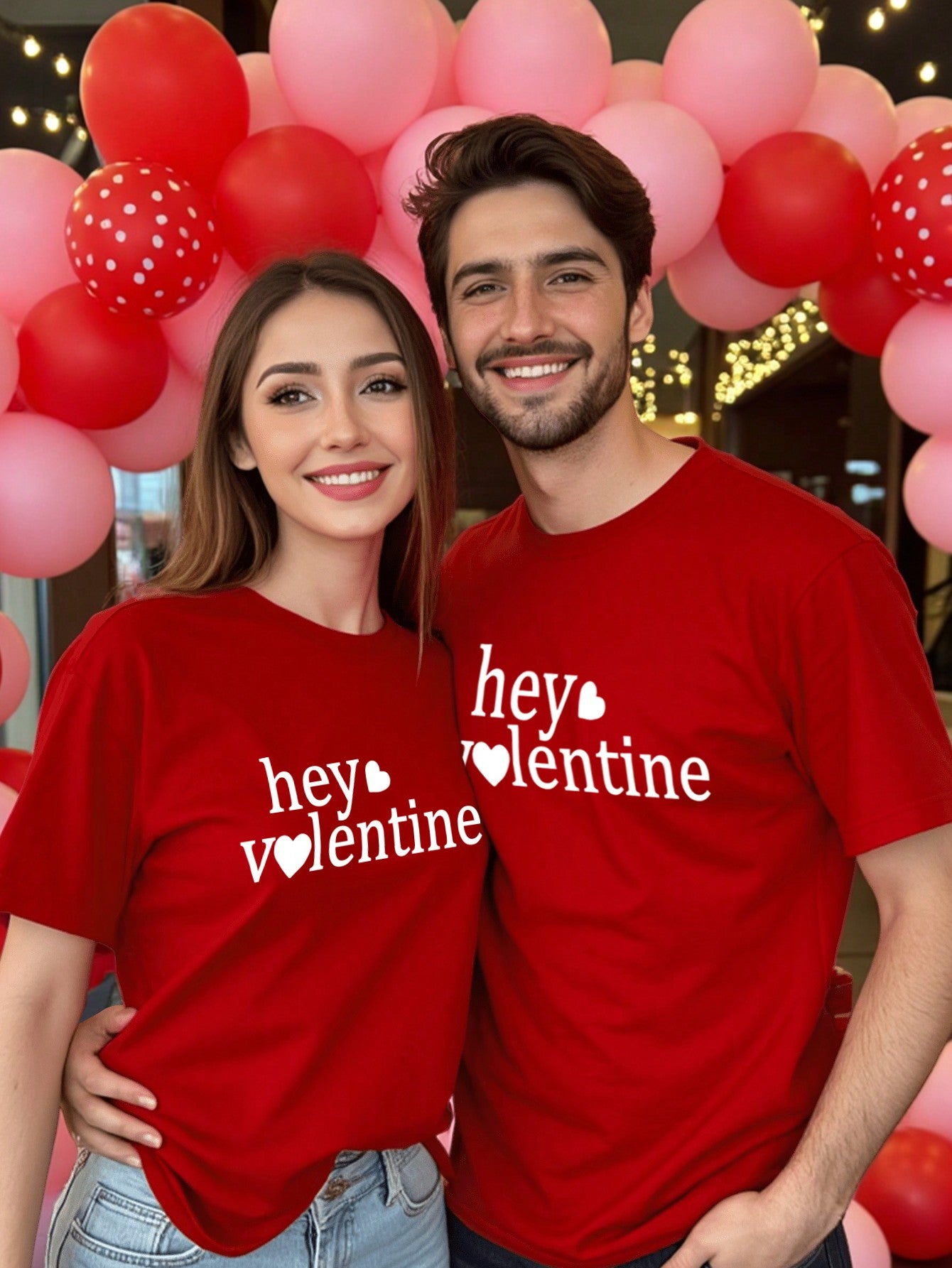 Celebrate love in style with our Valentine's Day Heart Graphic Tee for Couples! This unique tee features a heart graphic and is perfect for showing off your love for the holiday. Made with high-quality materials, it's not just stylish but also comfortable to wear. Spread love and laughter with this tee (and your significant other)!