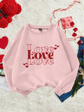 Bring the love in the air with our Valentine's Heart Printed Sweatshirt! Share your affection with playful style and cozy comfort. Perfect for a romantic date night or a casual day out. Show off your love in a fun and unique way!