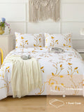 Wrap yourself in the cozy glow of our Luxurious Soft Golden Duvet Cover Set! Designed to fit Twin, Queen, and King beds, this set includes one duvet cover and two pillowcases (cores not included). Its silky-soft fabric adds a touch of elegance and warmth to your bedroom, making bedtime feel like a golden retreat. Perfect for those who love comfort with a splash of sunshine!