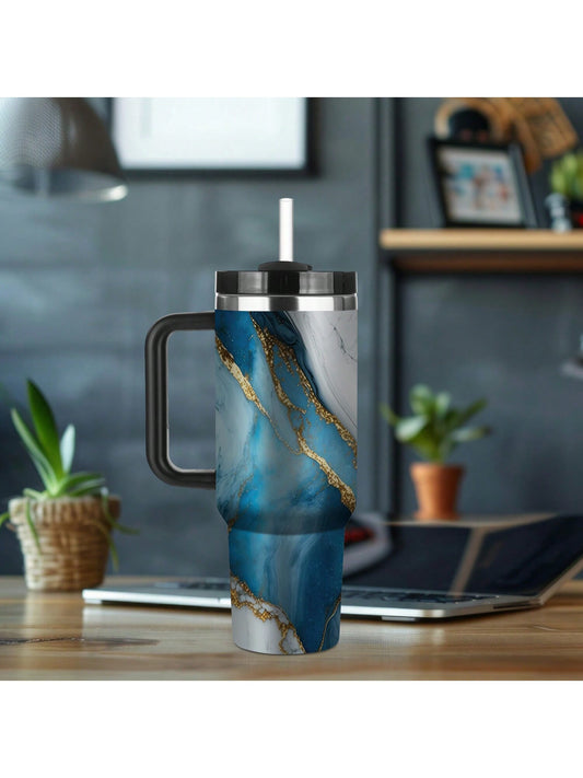 Stay hydrated on your outdoor adventures with our Marble Pattern 40oz Stainless Steel Vacuum Insulated Travel Cup. With its sleek marble design, this cup is perfect for gifting and keeping your drinks hot or cold for hours. Stay stylish and hydrated with ease!