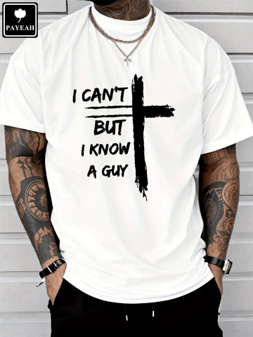 Make a statement with our "But I Know A Guy" Graphic T-Shirt! This casual cotton tee combines comfort with a cheeky sense of humor that's perfect for summer hangouts. The short sleeves and breathable fabric keep you cool while the witty slogan lets everyone know you've got connections. Pair with jeans or shorts for an effortlessly funny look that starts conversations wherever you go.