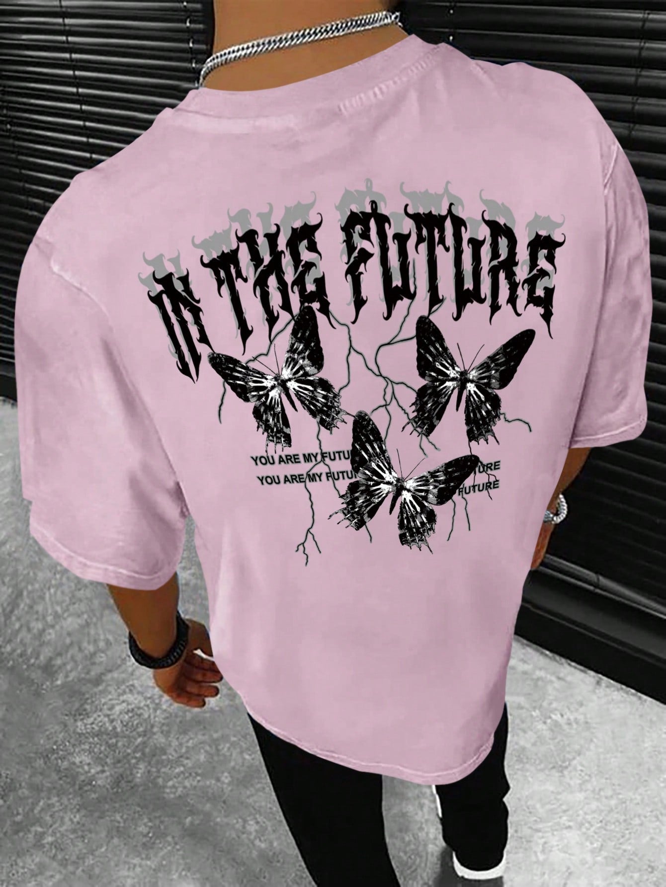 Step up your style game with our sleek and stylish Men's Butterfly adn Slogan Graphic Tee. Made from high-quality materials, this statement piece showcases a bold butterfly design and a powerful slogan. Perfect for any occasion, this tee will add a touch of sophistication to your wardrobe.
