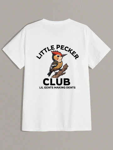 Flaunt your feathered sense of humor with our Bird Slogan Print Tee! This casual round neck t-shirt combines comfort with quirky style, perfect for bird lovers and fashion-forward gents alike. The short sleeves and relaxed fit make it ideal for everyday wear, while the eye-catching bird-themed slogan ensures you'll stand out from the flock. Pair with jeans for an effortlessly cool look that's sure to get people tweeting!