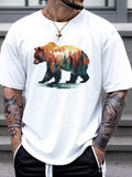 Stay cool and stylish this summer with our Men's Casual Printed T-Shirt. Made with lightweight material and a comfortable round neck, this shirt is perfect for any casual occasion. The fun and unique prints add a touch of personality to your wardrobe. Don't sacrifice comfort for style - get the best of both worlds with this t-shirt.