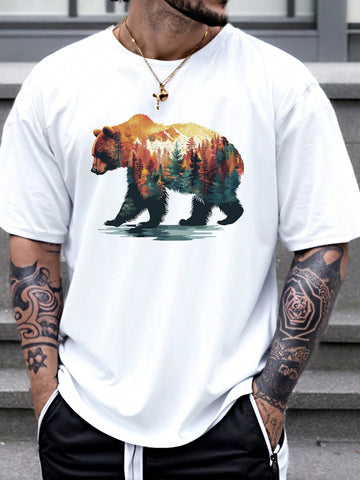 Stay cool and stylish this summer with our Men's Casual Printed T-Shirt. Made with lightweight material and a comfortable round neck, this shirt is perfect for any casual occasion. The fun and unique prints add a touch of personality to your wardrobe. Don't sacrifice comfort for style - get the best of both worlds with this t-shirt.