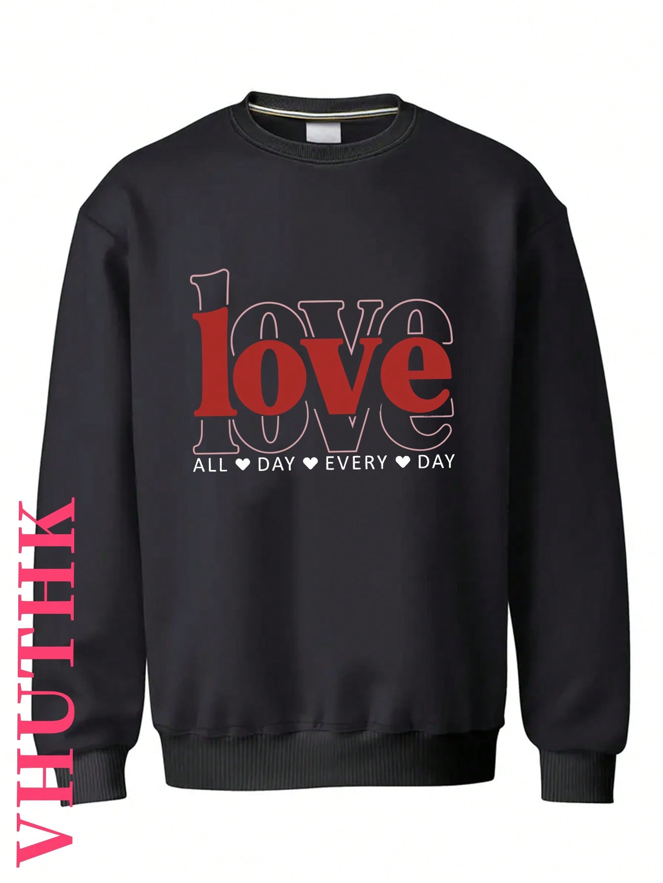 Celebrate love and the changing of seasons with our Men's Casual Valentine's Day Printed Long Sleeve Pullover Sweatshirt. Stay cozy and stylish this Autumn with our playful and quirky design. A must-have addition to any wardrobe!