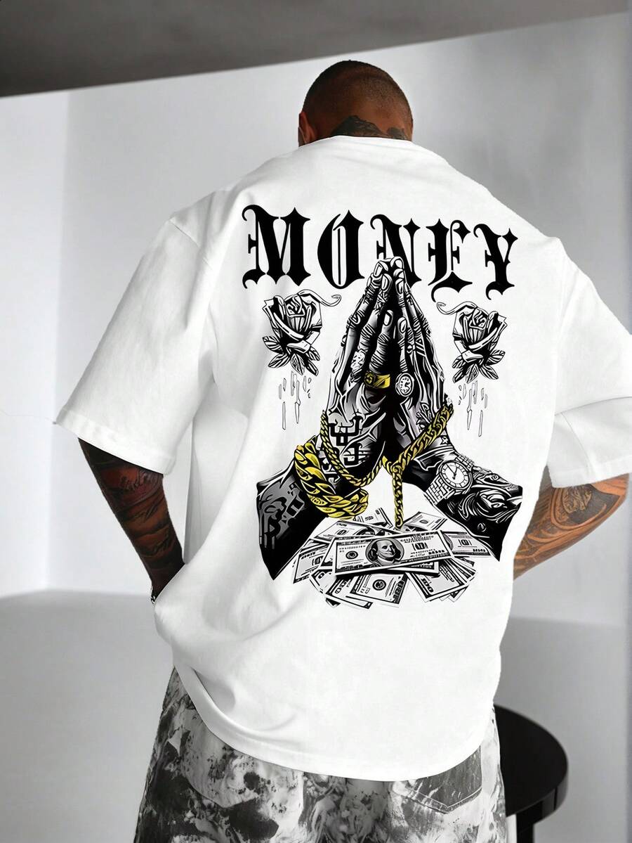 Exude Urban Sophistication in Our Men's Casual Versatile Short Sleeve T-Shirt with Unique Money Print!

Experience the perfect fusion of high-octane street style and sharp, modern tailoring. This stunning money-print t-shirt is meticulously designed for the man who values a bold, architectural aesthetic—the ultimate centerpiece for prestigious city outings, creative office environments, and high-energy social gatherings.

Iconic Money Print Artistry: Featuring a masterfully curated, high-definition currency